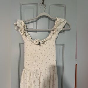 American Eagle Yellow Floral Maxi Dress SIZE MEDIUM
